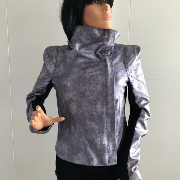 Metallic Moto jacket - Picture 8 of 15